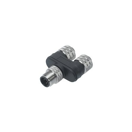 Woodhead Nano-Change (M8) 4 Pole, Male To 2-Female Solid Body Y 080804LMF00000
